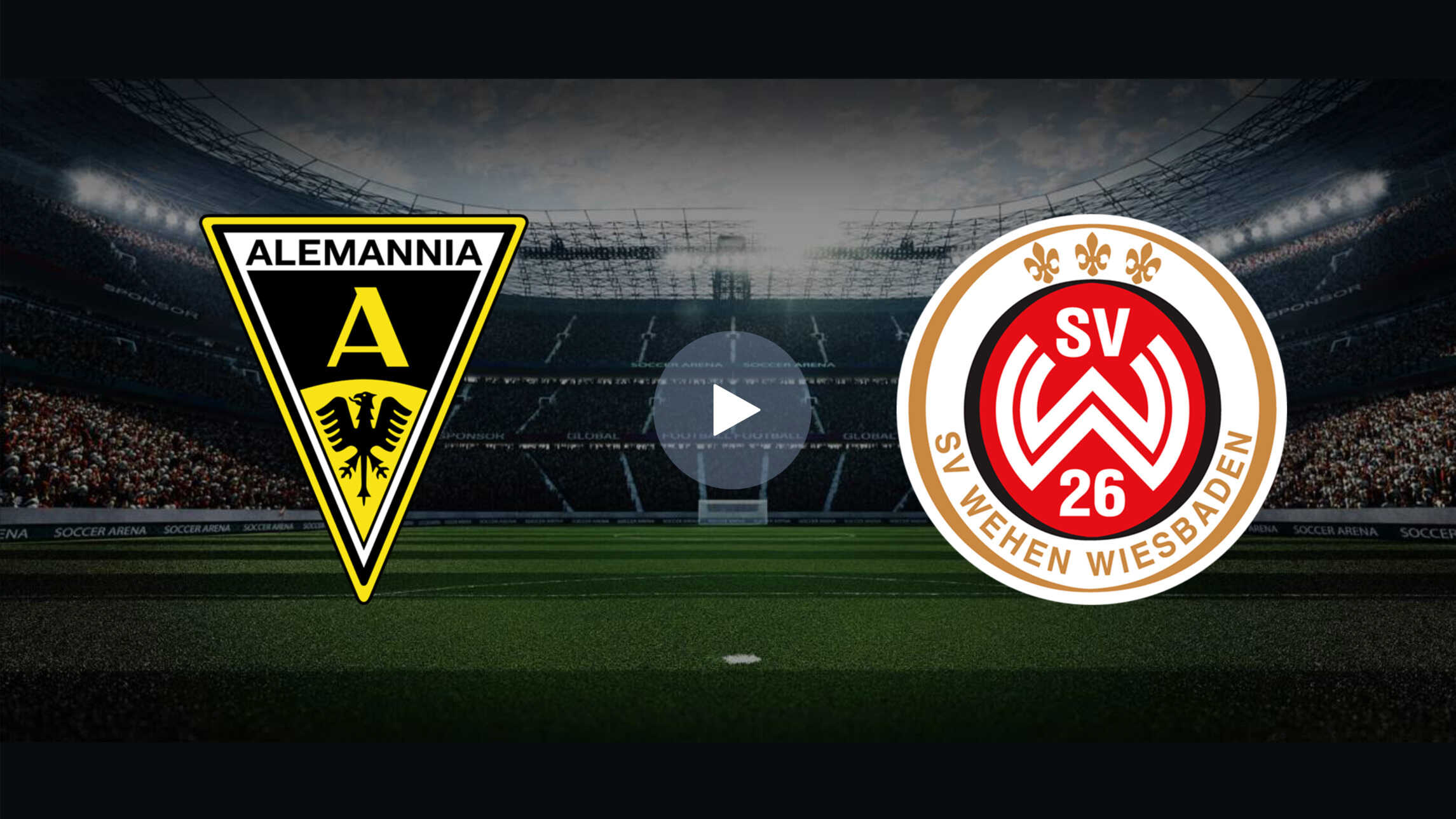 Live-Übertragung des Spiels Aachen vs Wehen Wiesbaden – Fußball 