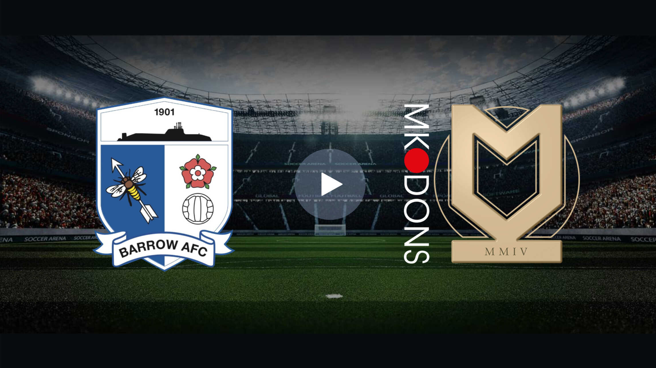 Live Stream Football English League 2: Barrow Vs Milton Keynes Dons ...