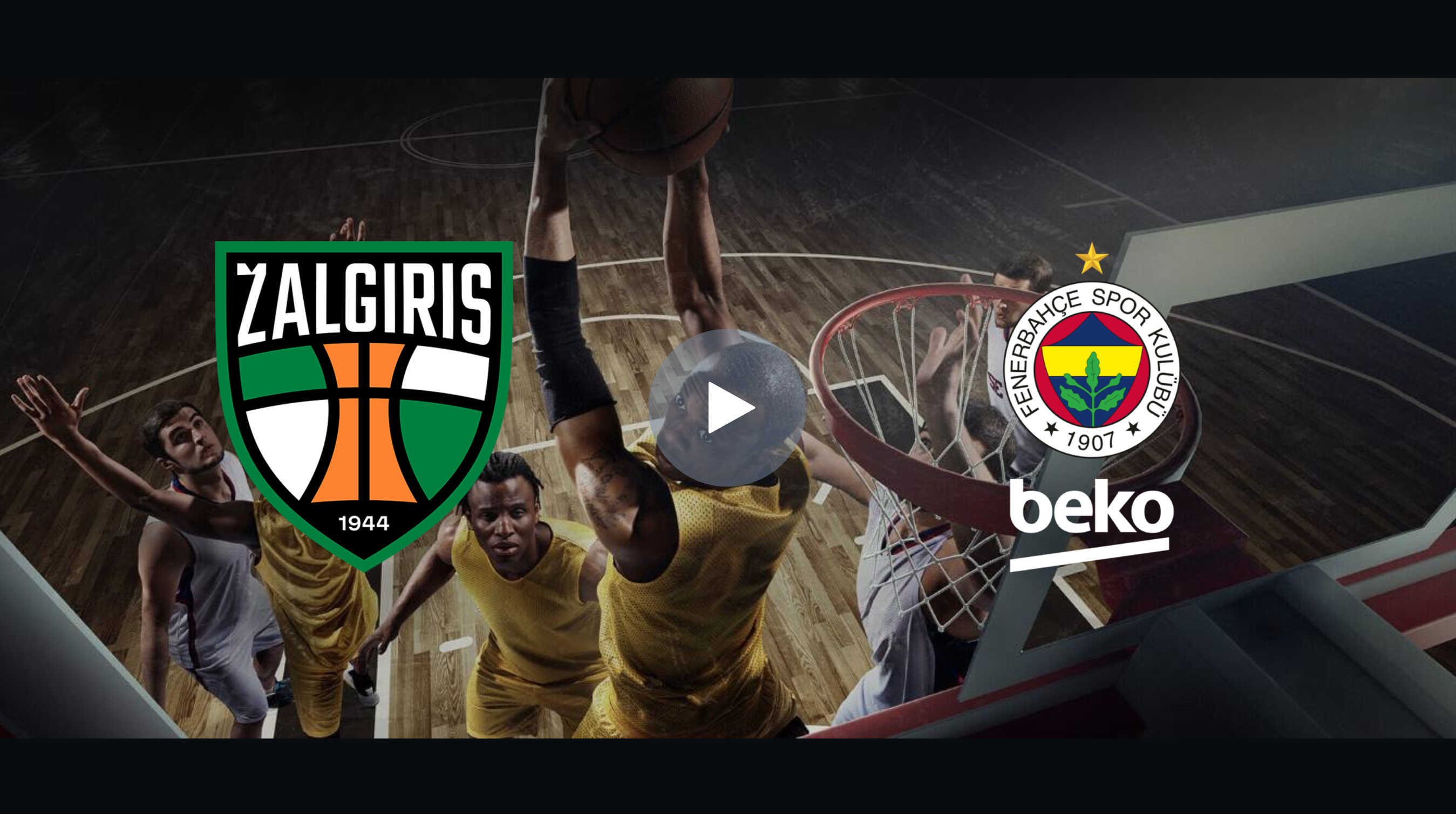 Nemokama transliacija EuroLeague krepšinio: BC Žalgiris vs Fenerbahçe 