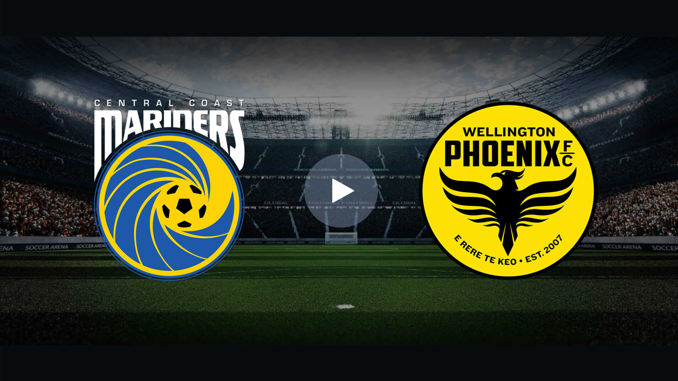 Watch Live ALeague Football Match Central Coast Mariners vs