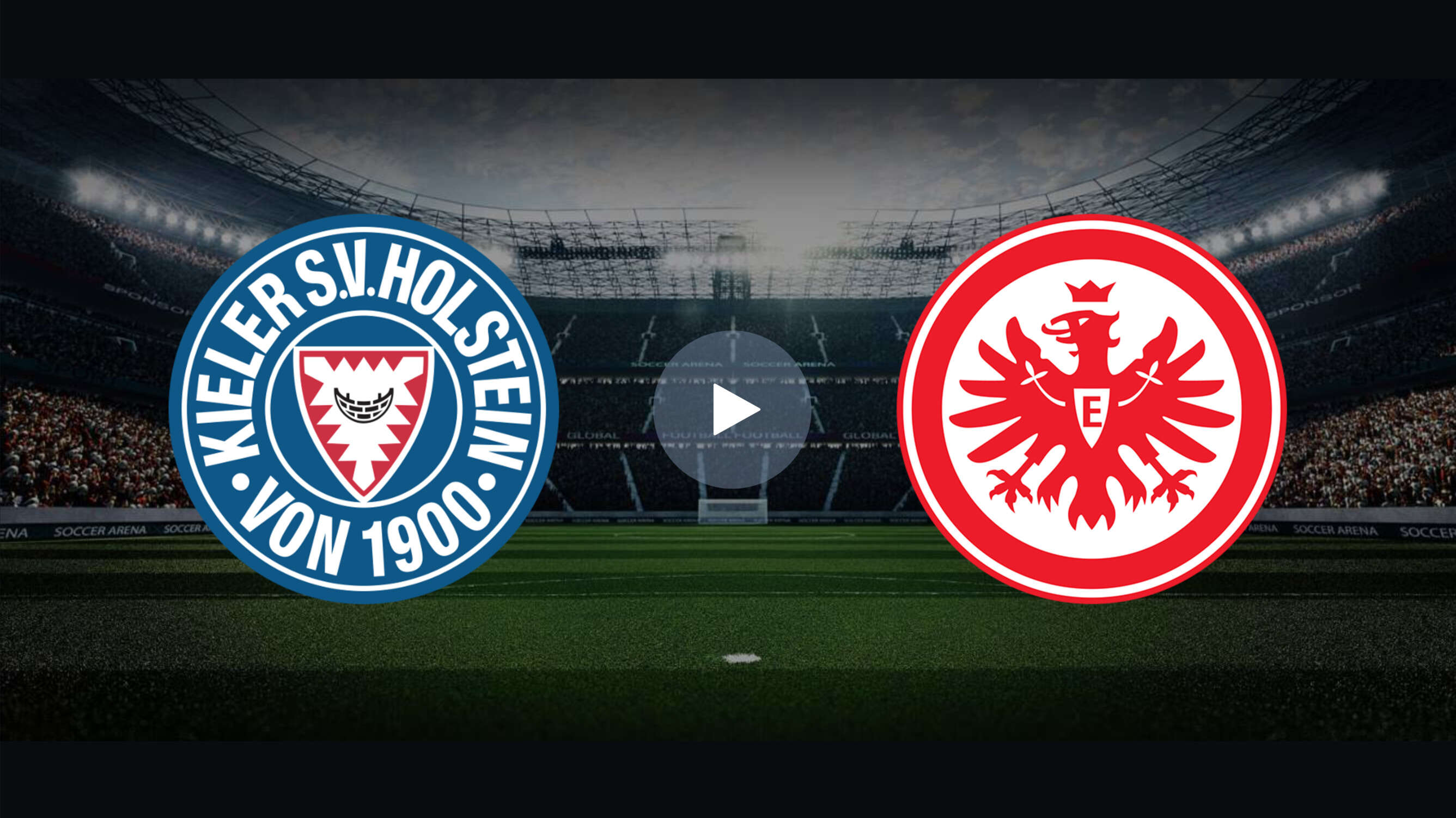 Online-Übertragung des Bundesliga-Spiels: Holstein Kiel vs Eintracht ...