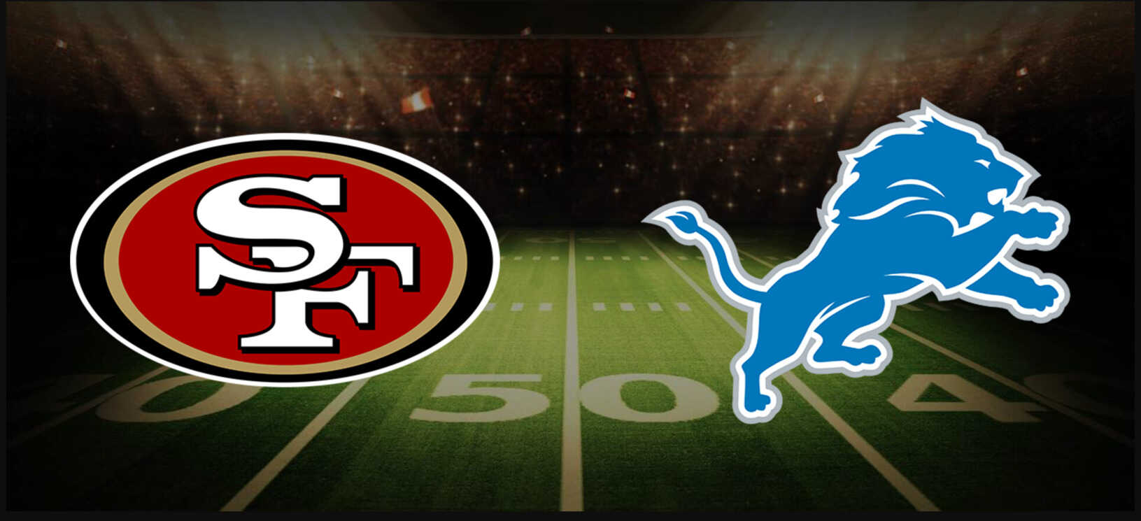 Online Broadcast of NFL Game San Francisco 49ers vs Detroit Lions