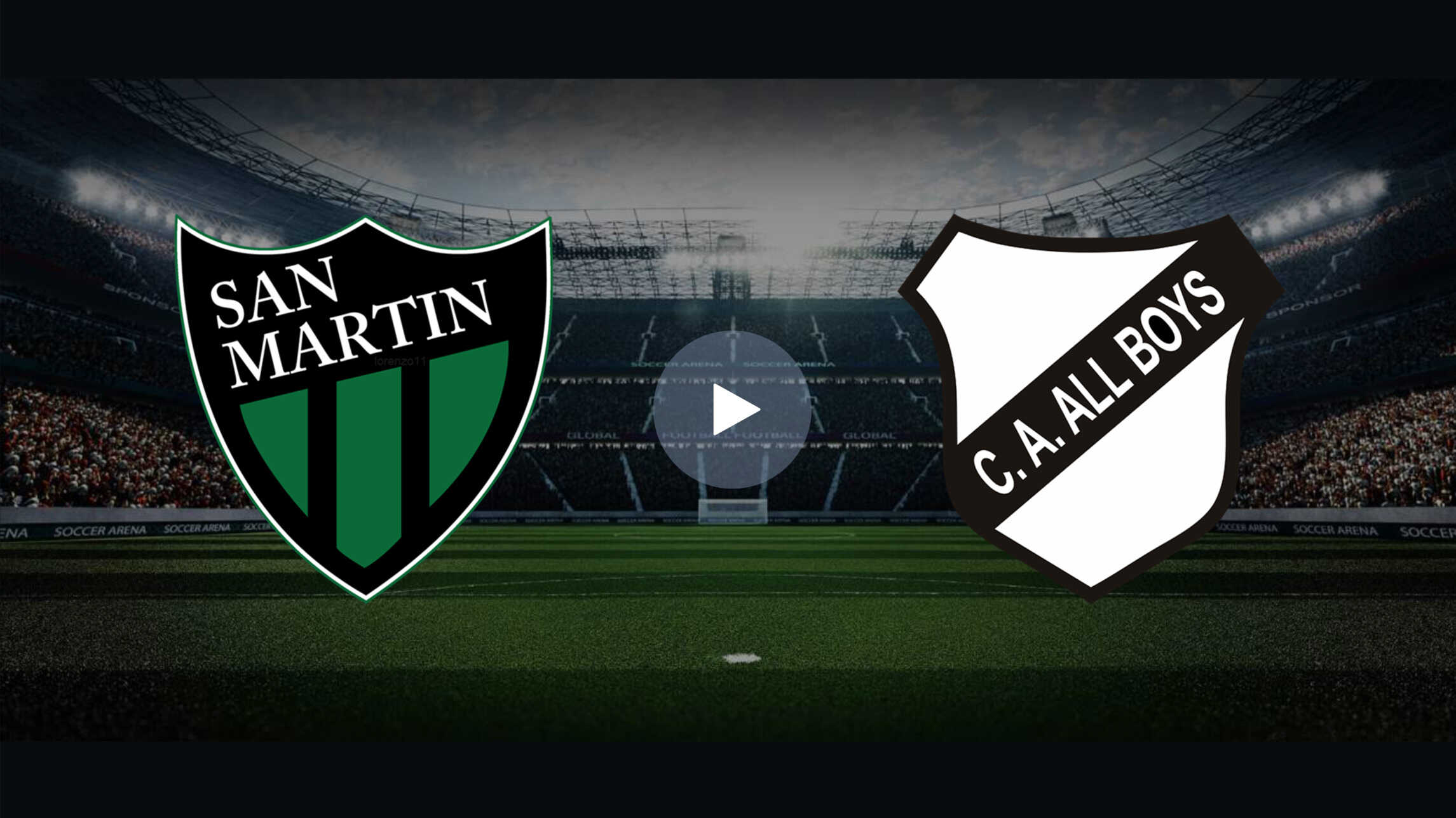 Transmisión en vivo gratis del partido San Martín San Juan vs All Boys 